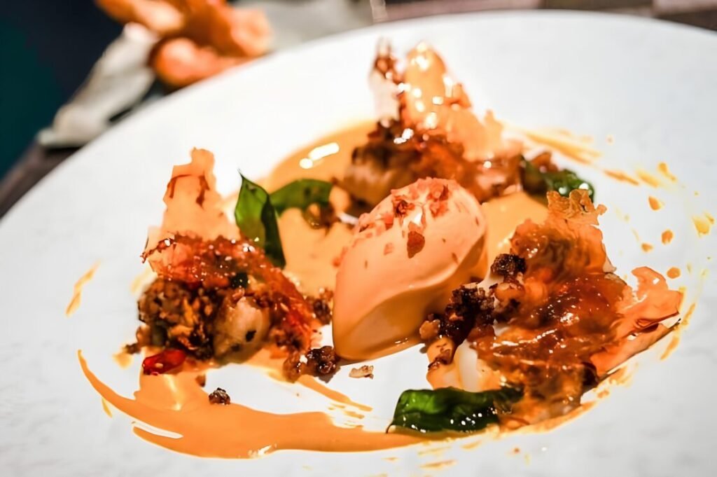Chef Han's Deconstructed Chilli Crab Ice Cream