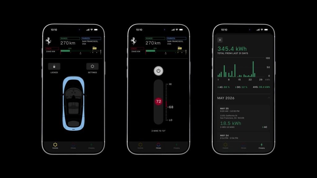 The Ferrari Luce App offers a new way to connect your Ferrari.