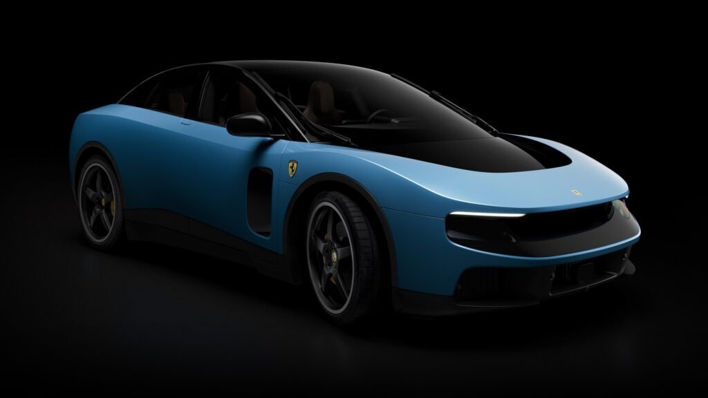  The Ferrari Luce's design creates a floating effect that some reviewers have described as architectural.