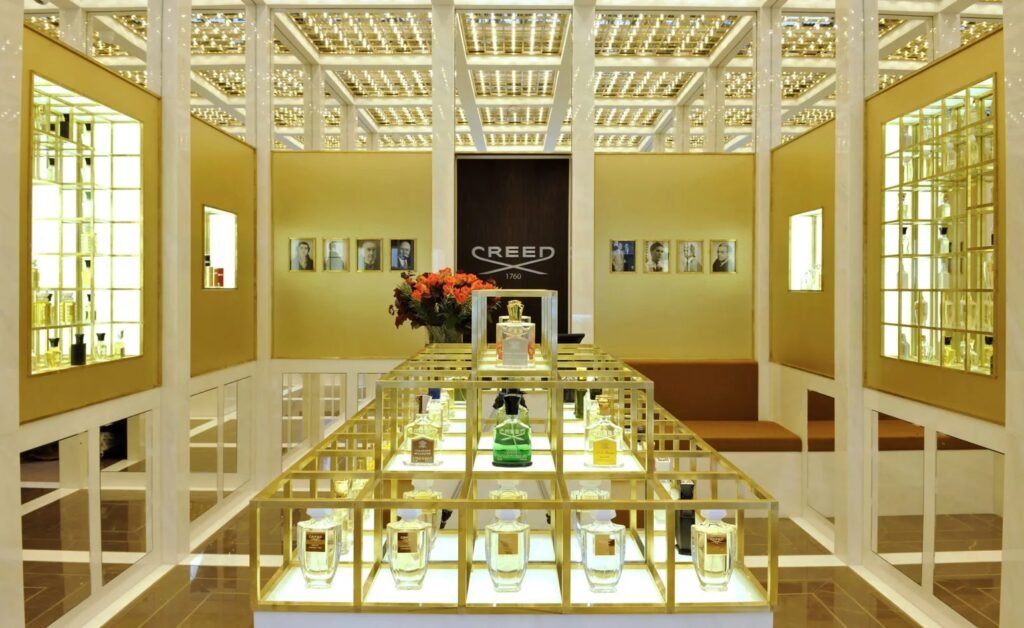 The new Creed boutique in London’s Mayfair.