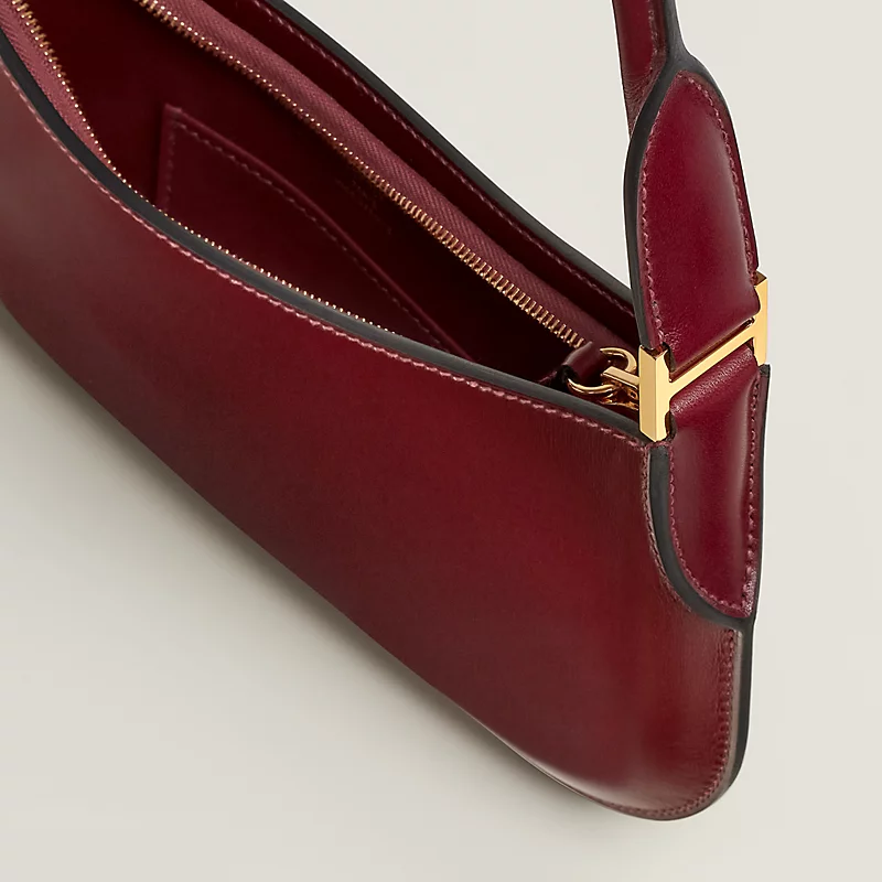 Hermès Le Petit Sac Bag in Box Calfskin Rouge H