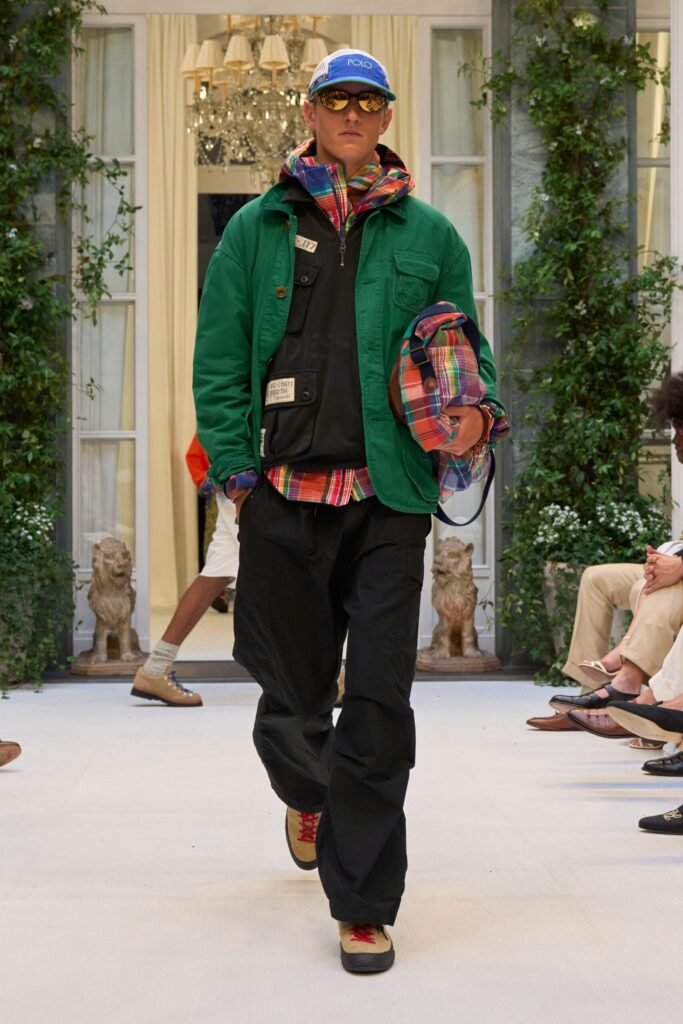 Ralph Lauren Purple Label x KUON SS27, Look 42
